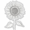 Search for sunflower drawing stickers Floral