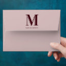 Search for monogram envelopes Chic