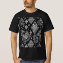 Search for black lace tshirts Black and white