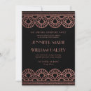 Search for black pink rose gold glitter invitations Geometric
