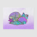 Search for sea shells tissue paper Teal