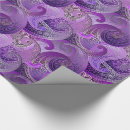 Search for purple paisley wrapping paper Pattern