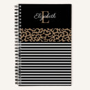 Search for animal print notebooks Black