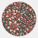 Search for red lily stickers Pattern