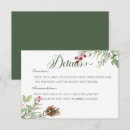 Search for christmas wedding enclosure cards Elegant