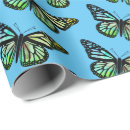 Search for blue butterfly wrapping paper Nature