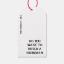Search for snowman gift tags Minimalist