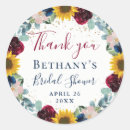 Search for bridal thank you stickers Watercolor flowers