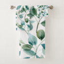 Search for eucalyptus bath towels Watercolor