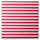 Search for red and white patterns tiles Stripes