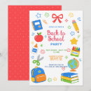 Search for back to school party invitations First day of school