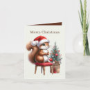 Search for squirrel christmas cards Merry