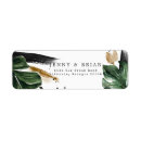 Search for brushstroke return address labels Elegant