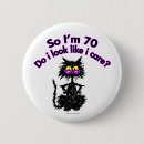Search for humor birthday badges Cat