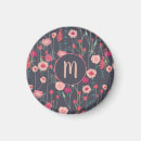 Search for black floral pattern magnets Botanical