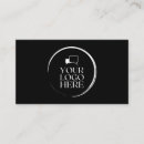 Search for circle logo business cards Modern black corporate business