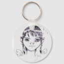 Search for anime key rings White