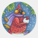 Search for cute cardinal stickers Winter