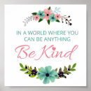Search for anything posters Be kind