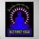 Search for funny yoga posters Namaste