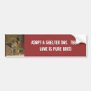 Search for adopt a dog bumper stickers Dogs
