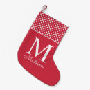 Search for polka dot christmas stockings Modern