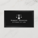 Search for law firm business cards Black