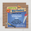 Search for tool birthday invitations Building