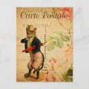 Search for vintage cat postcards French