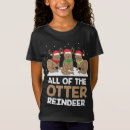 Search for otter christmas tshirts Trending