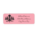 Search for chandelier return address labels Simple