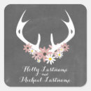Search for antler wedding stickers Deer