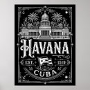 Search for cuba vintage travel posters Havana