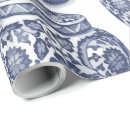 Search for ginger jar wrapping paper Blue and white