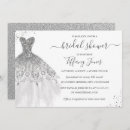 Search for silver bridal shower invitations Dress