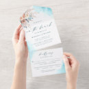 Search for florida wedding invitations Turquoise