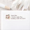 Search for snowmen return address labels Cute