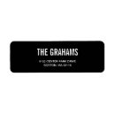 Search for modern elegant trendy stylish return address labels Simple