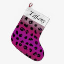 Search for leopard print christmas stockings Pattern