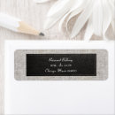 Search for burlap return address labels Vintage