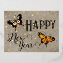 Search for vintage happy new year postcards Gold