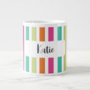 Search for multi coloured stripes mugs Rainbow