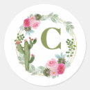 Search for pink floral wreath stickers Watercolor