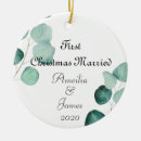 Search for eucalyptus christmas tree decorations First christmas married