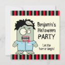 Search for zombie square invitations Kids