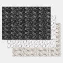 Search for script christmas wrapping paper White