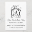 Search for best day ever wedding invitations Marriage