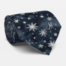 Search for snowy ties White snowflakes