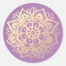 Search for purple flower stickers Mandala