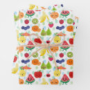 Search for 2nd birthday wrapping paper Fruit